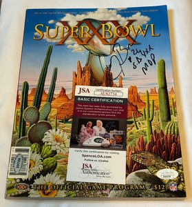 lot 11A image: Larry Brown Signed Super Bowl XXX Official Program with JSA COA
