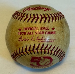 lot 64B image: 1979 MLB All-Star Game Baseball 50th All Star Game Rawlings Official Ball