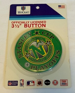lot 74B image: Minnesota North Stars 1991 Stanley Cup Vintage Hockey Pin