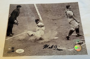 lot 78B image: Monte Irvin Signed 8x10 Photo with JSA and MLB COA Baseball