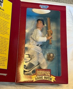 lot 88B image: Babe Ruth 12 Starting Lineup Cooperstown Classic Baseball Figure