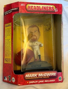 lot 89B image: Mark McGwire Headliner XL 70 Home Run Baseball Figure