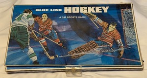 lot 140A image: Vintage 1969 Blue Line Hockey Board Game by 3M
