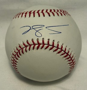 lot 138A image: Migue Sano Signed Baseball Rawlings OMLB Selig Ball Minnesota Twins