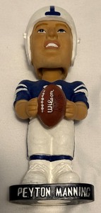 lot 134A image: Peyton Manning Football Bobblehead
