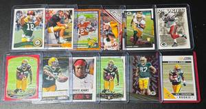 lot 142A image: 12-Card NFL Packers Star RC Lot