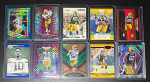 lot 143A image: 10-Card NFL Packers Star #d Lot (Jordan Love, Preston Smith, Dorsey Levens, Many low #d)