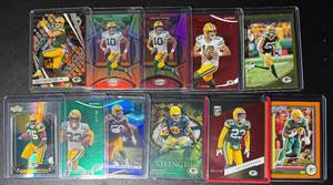 lot 149A image: 11-Card NFL Packers Star d Lot (Love, Alexander, Matthews, and more)