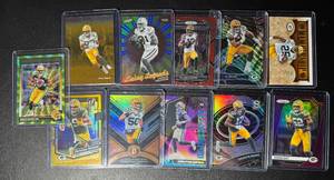 lot 150A image: 11-Card NFL Packers Star #d Lot (Watson 25, Doubs 50, and more)