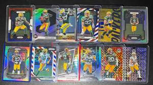 lot 155A image: 12-Card NFL Packers Star Parallel Lot