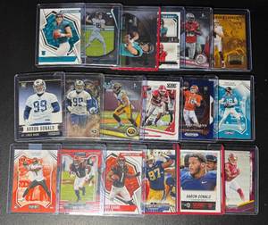 lot 158A image: 18-Card NFL Star RC Lot (Chase, Aaron Donald, MHJ, Lawrence, and more)