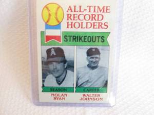 lot 58 image: 1979 Topps Nolan Ryan Record Holder...