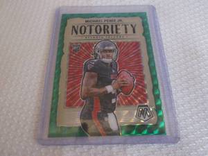 lot 61 image: 2024 Mosaic Michael Penix JR Green ...