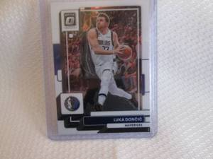 lot 65 image: 2022-23 Optic Luka Doncic Card...