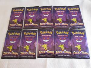 lot 87 image: 10 Pokemon Trick Or Trade Packs...