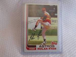 lot 89 image: 1981 Topps Nolan Ryan Card...