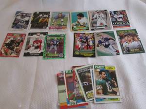 lot 113 image: Assorted NFL Hall Of Famers Cards...