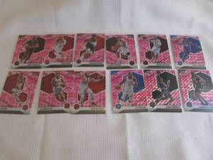 lot 118 image: 2020-21 Mosaic Pink Camo Prizm Card...