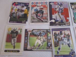 lot 120 image: Assorted Randy Moss Cards...