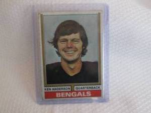 lot 130 image: 1974 Topps Ken Anderson Card...