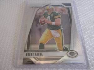 lot 131 image: 2024 Prizm Brett Favre Silver Prizm...