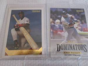 lot 135 image: Kirby Puckett Insert Cards...