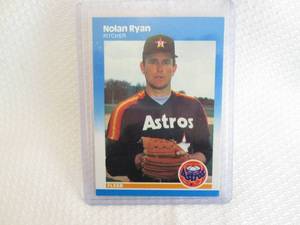 lot 137 image: 1987 Fleer Nolan Ryan Card...