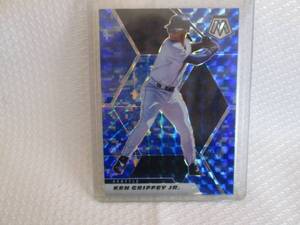 lot 154 image: 2021 Mosaic Ken Griffey JR Blue Pri...