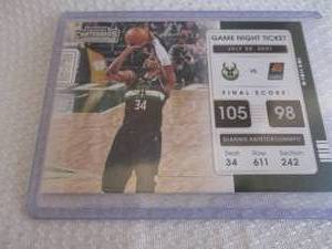 lot 172 image: 2021-22 Contenders Giannis Antetoko...