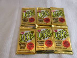 lot 178 image: 6-1992 Fleer Ultra Baseball Series ...