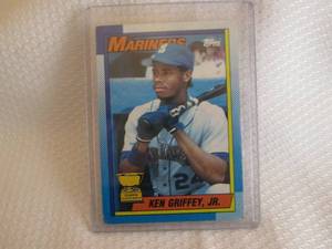 lot 179 image: 1990 Topps Ken Griffey JR All Star ...