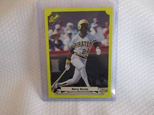 lot 181 image: 1987 Classic Barry Bonds Rookie Car...
