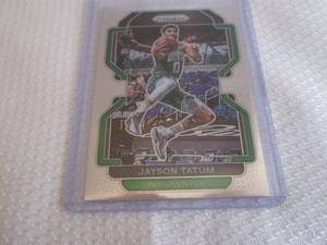 lot 184 image: 2021-22 Prizm Jayson Tatum Card...
