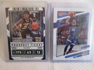 lot 203 image: 2020-21 Contenders & Donruss JA Mor...