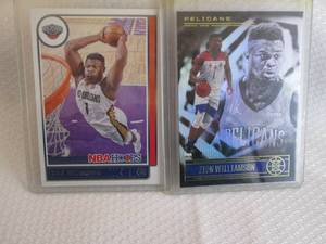 lot 204 image: 2020-21 Illusions & Hoops Zion Will...