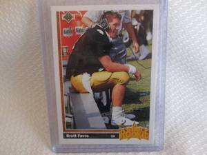 lot 226 image: 1991 Upper Deck Brett Favre Rookie ...