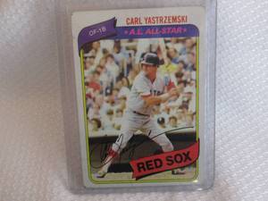 lot 230 image: 1980 Topps Carl Yastrzemski Card...