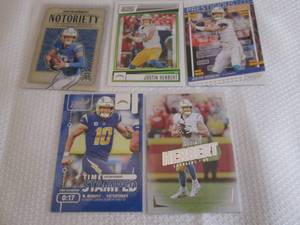 lot 239 image: Assorted Justin Herbert Cards...