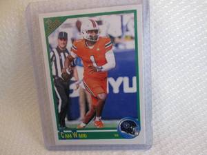 lot 241 image: 2025 Score Cam Ward Rookie Card...