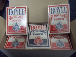 lot 502 image: 12 Vintage NOS Hoyle Playing Cards