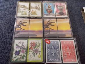 lot 527 image: NOS Vintage Art Double Decks