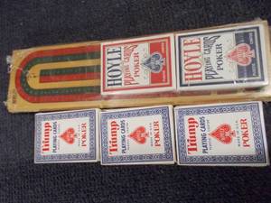 lot 531 image: NOS Sealed Cribbage Board and Cards