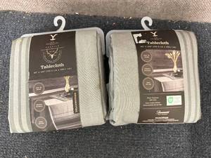 lot 28 image: 2 Sets Of Yellowstone Brand Tablecloth