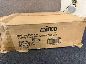 lot 51 image: 12Ct Of Winco Tub Covers