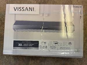 lot 70 image: Vissani 30In Under Cabinet Range Hood