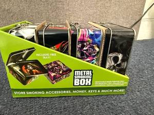 lot 85 image: 4 Metal Smoking Boxes