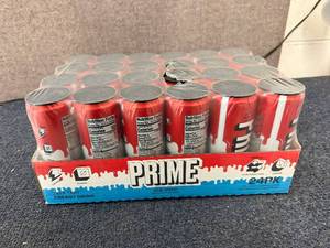 lot 122 image: 24 Pack Of Prime Ice Pop Energy