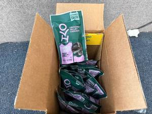 lot 210 image: 12 Bags Of Chocolate Dipped Almonds