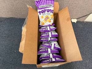 lot 221 image: 8 Bags Of Snack Factory PopUms