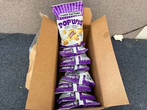 lot 222 image: 8 Bags Of Snack Factory PopUms